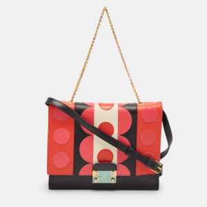 valentino multicolor leather carmen flap shoulder bag