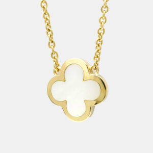 Van Cleef & Arpels 18K Yellow Gold Pure Alhambra Pendant Necklace
