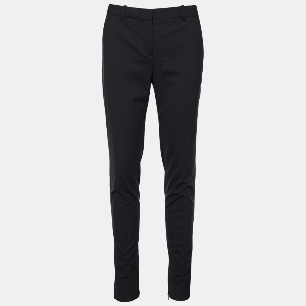 luxury-women-versace-new-clothes-p690616-007 Versace Black Stretch Wool Tailored Trousers M