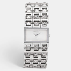Versace White Stainless Steel 75Q Women's Wristwatch 32.5MM