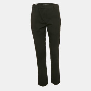 Weekend Max Mara Black Gabardine Trousers S