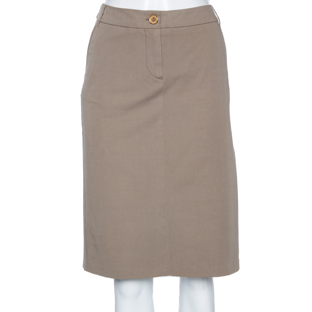 luxury-women-weekend-max-mara-used-clothes-p584216-001-1 Weekend Max Mara Ecru Cotton Skirt L
