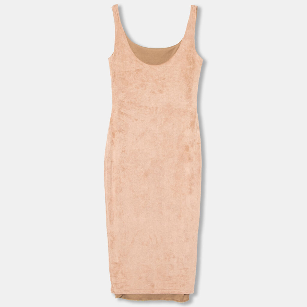 luxury-women-windsor-used-clothes-p627541-001-1 Windsor Brown Faux Suede Sleeveless Bodycon Dress S