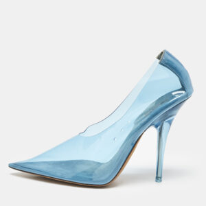 Yeezy Blue PVC  Toe Season 7 Pointed Pumps Size 39