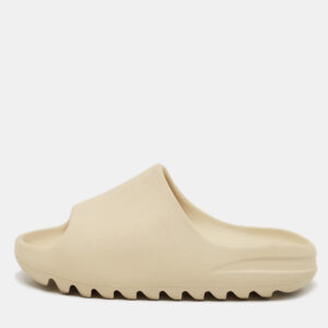 Yeezy x Adidas Cream Rubber Resin Flat Slides Size 38