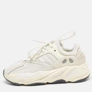 Yeezy x Adidas Cream Suede and Mesh Boost 700 Analog Sneakers Size 39 1/3
