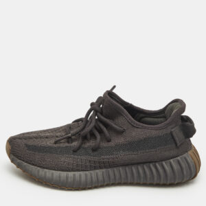 Yeezy x Adidas Black Knit Fabric Boost 350 V2 Cinder Sneakers Size 38