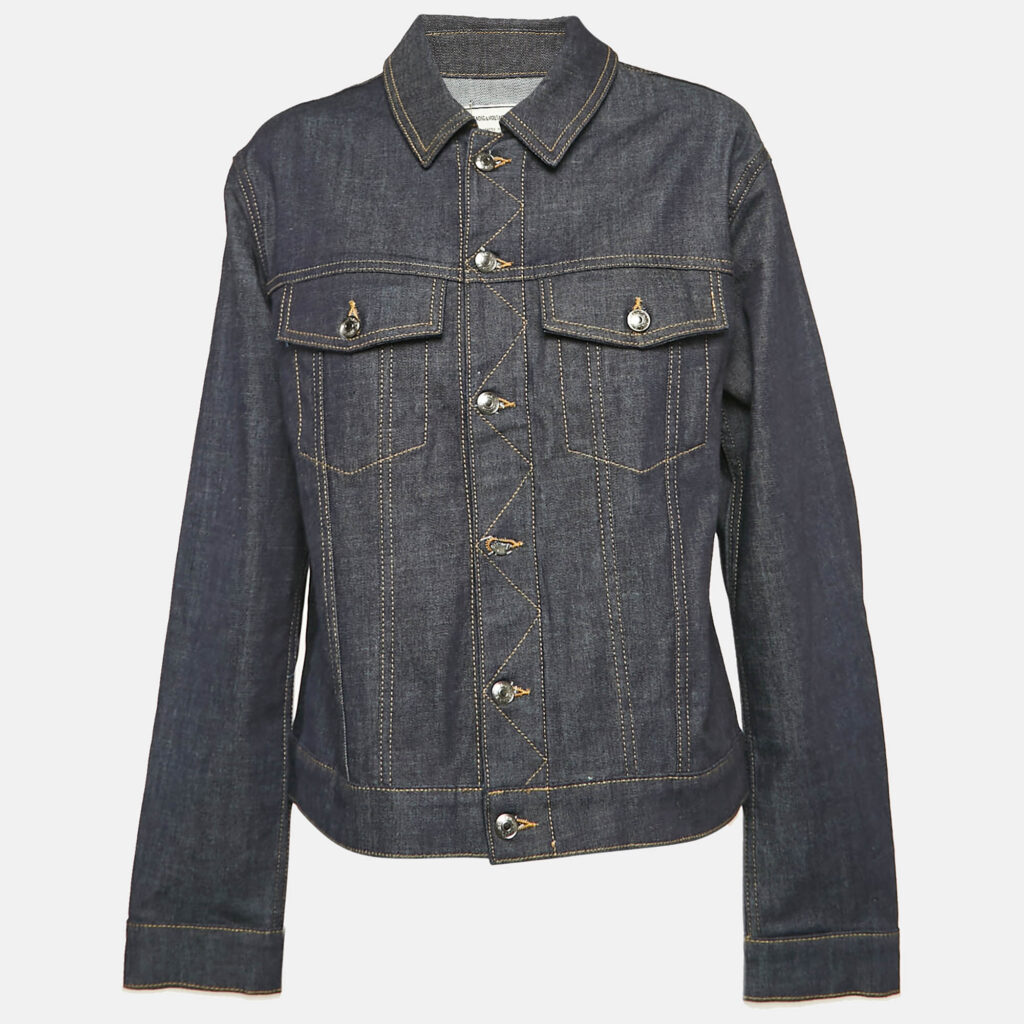 luxury-women-zadig-and-voltaire-new-clothes-p1047180-001 Zadig & Voltaire Blue Denim Button Front Jacket XL