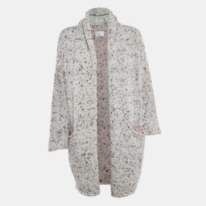 Zadig & Voltaire Grey Knit Open Front Cardigan XS/S