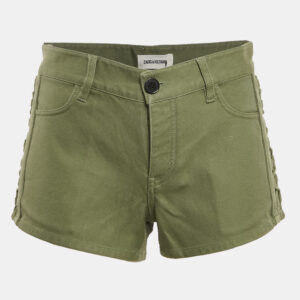 Zadig & Voltaire Khaki Green Suzan Shorts S
