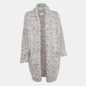 Zadig & Voltaire Grey Knit Open Front Cardigan XS/S