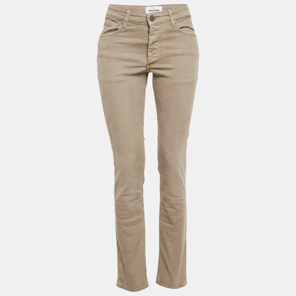 Zadig & Voltaire Grey Denim Skinny Platine Jeans M Waist 29"