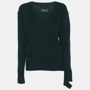 Zadig & Voltaire Green Wool Knit Sweater XS