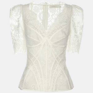 Zimmerman White Lace Dance Blouse XS