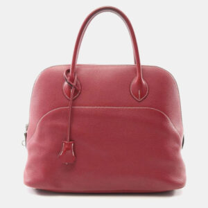 Hermes-Bolide-Relax-35-Rouge-H-Leather-Handbag