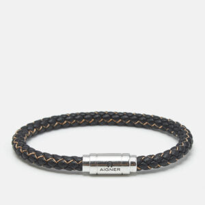 luxury-men-aigner-used-accessories-p1179278-005.jpg aigner braided leather silver tone bracelet