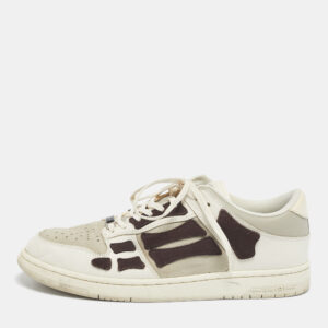 luxury-men-amiri-used-shoes-p1210864-001.jpg amiri white/brown leather and suede skel low top sneakers size 45