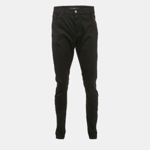balenciaga black gabardine cotton pants l