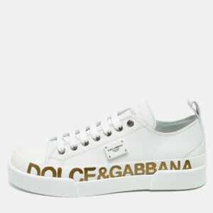 luxury-men-dolcegabbana-new-shoes-p1178706-001.jpg dolce & gabbana white/gold leather portofino low top sneakers size 38