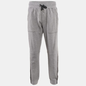 dolce & gabbana grey cotton knit jogger pants xl