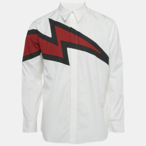 luxury-men-givenchy-used-clothes-p1202690-006.jpg givenchy white cotton thunder panel detail button front shirt xxl