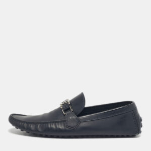 luxury-men-louis-vuitton-used-shoes-p1210307-001.jpg louis vuitton navy blue leather monte carlo loafers size 44