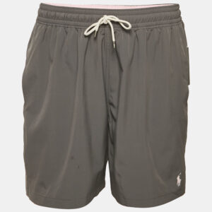 polo ralph lauren grey synthetic travelers shorts xl