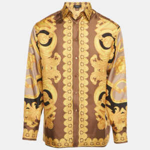 luxury-men-versace-used-clothes-p1210291-003.jpg versace yellow/beige barocco print silk heritage fit shirt m