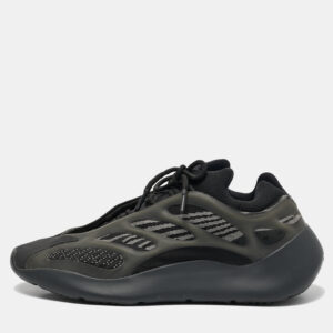 yeezy x adidas black mesh 700 v3 alvah sneakers size 46 2/3