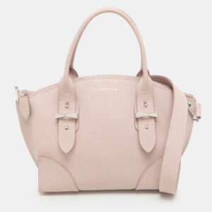 alexander mcqueen pink leather small legend satchel