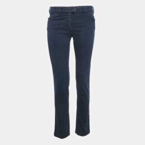 balenciaga blue cotton gabardine pants m