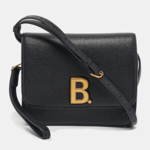 luxury-women-balenciaga-used-handbags-p1180126-013.jpg balenciaga black leather b logo crossbody bag