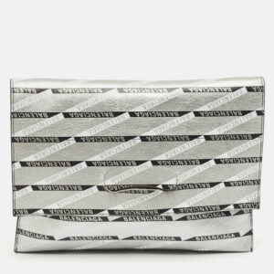 luxury-women-balenciaga-used-handbags-p1180932-014.jpg balenciaga silver monogram leather plastic bag tote
