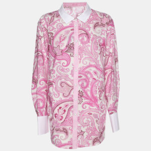 luxury-women-basler-new-clothes-p1185196-008.jpg basler pink paisley print cotton blend long sleeve shirt l