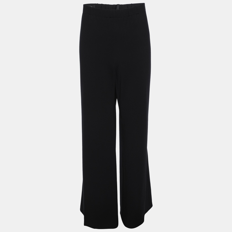 basler navy blue jersey trousers xxl