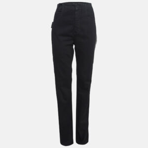 bottega veneta black side stripe denim jeans m waist 32"