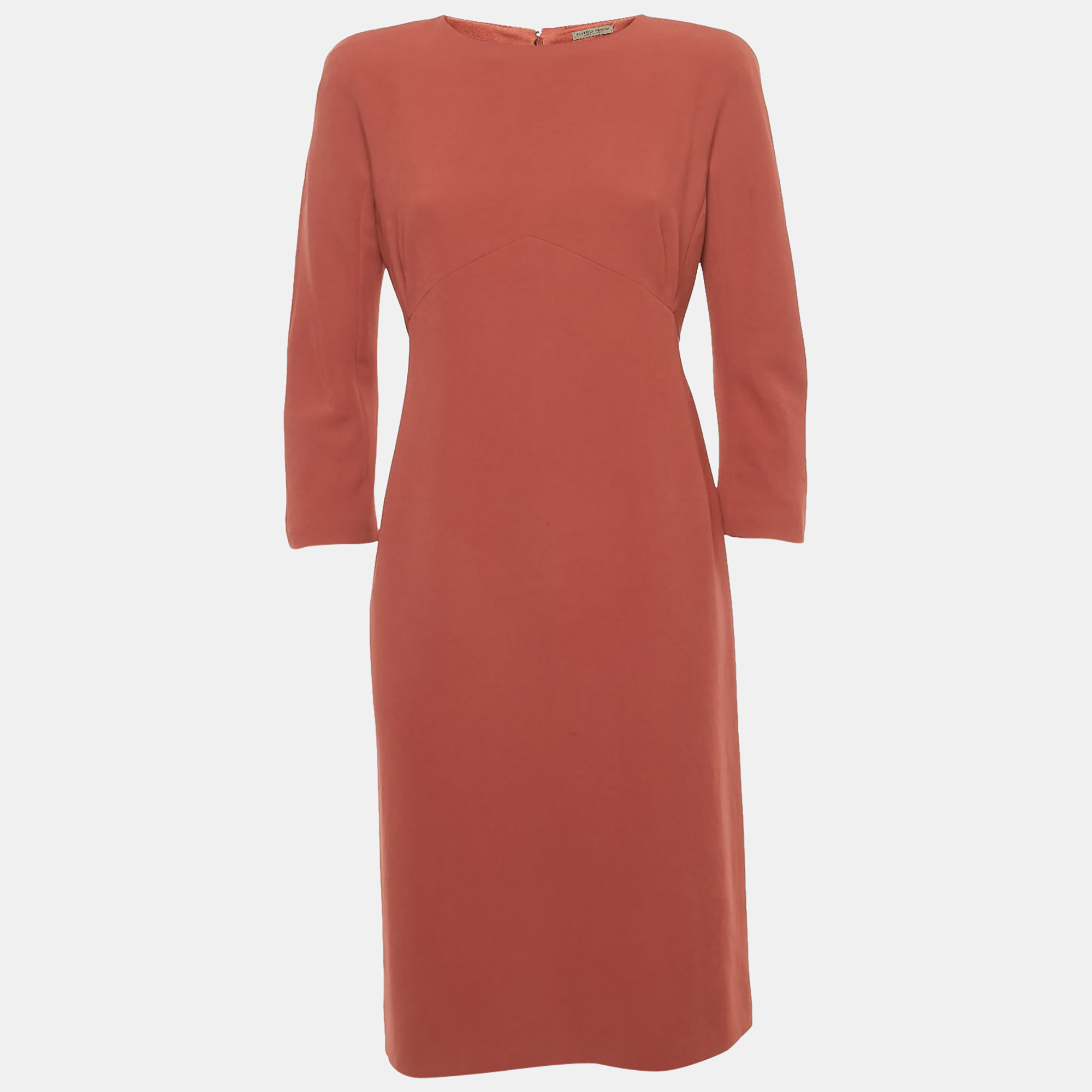 bottega veneta pink crepe short dress m