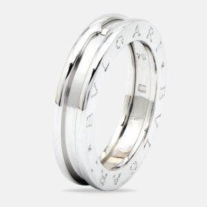 bvlgari b.zero1 1-band 18k white gold ring size 54