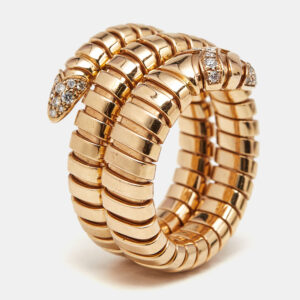 luxury-women-bvlgari-used-fine-jewelry-p1173751-001.jpg bulgari serpenti tubogas diamond 18k rose gold wrap ring size 55 (l)