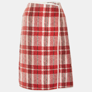 luxury-women-celine-used-clothes-p1185665-001.jpg celine multicolor patterned synthetic overlap midi skirt m