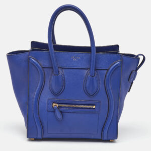 luxury-women-celine-used-handbags-p1174972-014.jpg celine blue leather micro luggage tote