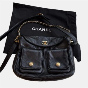 luxury-women-chanel-new-handbags-p1209769-007.jpg chanel 24p black leather quilted messnger bag