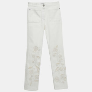 luxury-women-chanel-used-clothes-p1175928-005.jpg chanel white floral embroidery cotton drill pants s