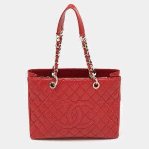 luxury-women-chanel-used-handbags-p1201455-002.jpg chanel red quilted caviar leather gst shopper tote