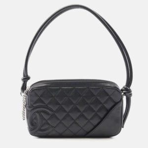 luxury-women-chanel-used-handbags-p1210479-002.jpeg chanel coco cc cambon line black leather handbag