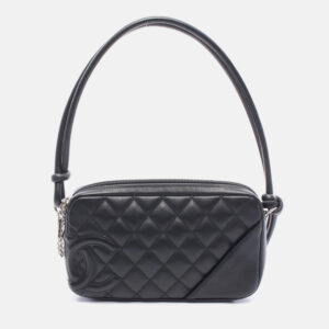 luxury-women-chanel-used-handbags-p1210480-001.jpeg chanel cc coco cambon line black leather handbag