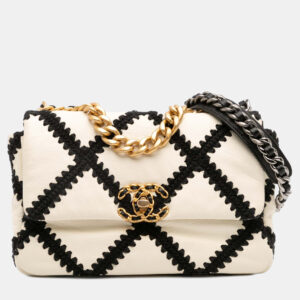 luxury-women-chanel-used-handbags-p1210665-002.jpg chanel white medium crochet calfskin 19 flap