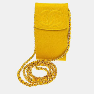 luxury-women-chanel-used-handbags-p1210704-012.jpg chanel yellow calfskin timeless shoulder bag pochette phone case