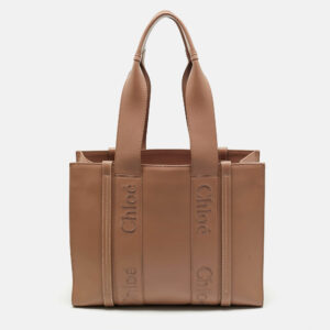 luxury-women-chloe-used-handbags-p1170879-011.jpg chloe dark beige leather medium woody tote