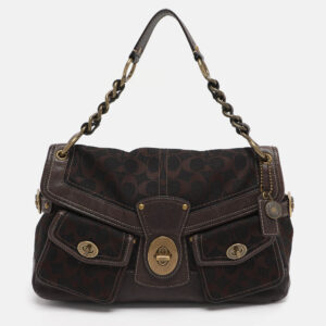 luxury-women-coach-used-handbags-p1209992-014.jpg coach brown signature canvas and leather legacy leigh shoulder bag